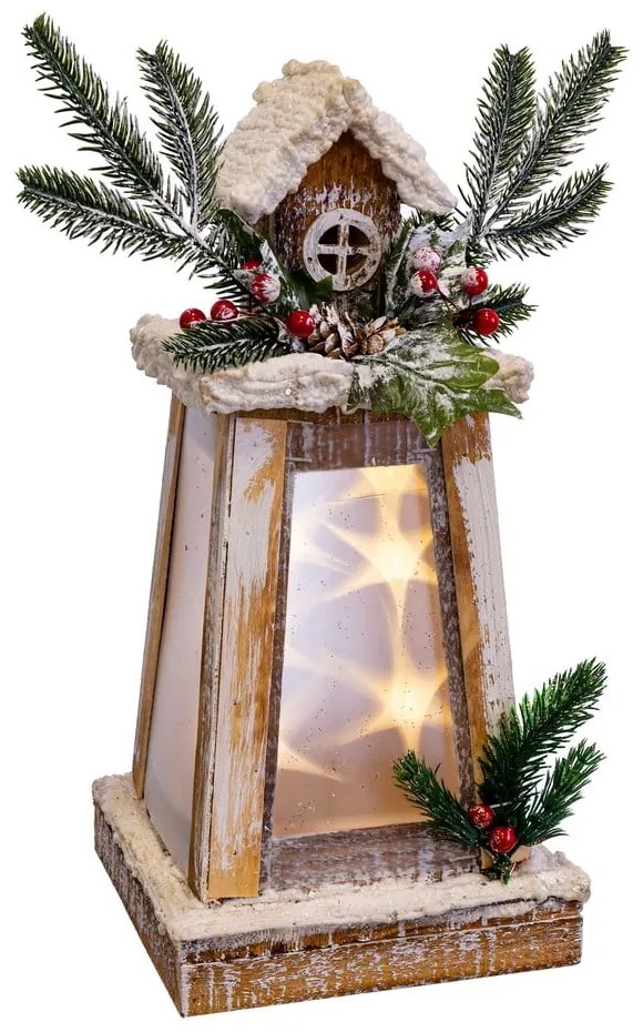 Madera karácsonyi fénydekoráció, magasság 33 cm - Unimasa