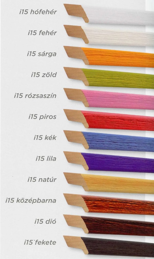 Amszterdam képkeret sárga A4