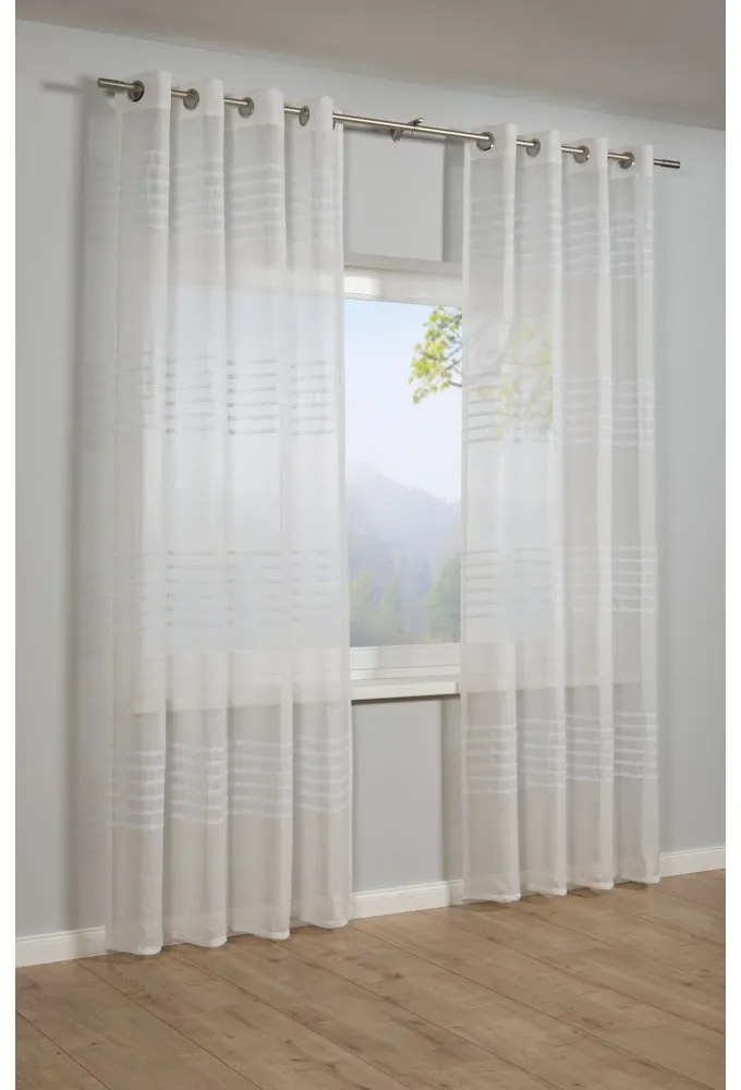 Fehér átlátszó függöny 245x140 cm Etamine - Gardinia