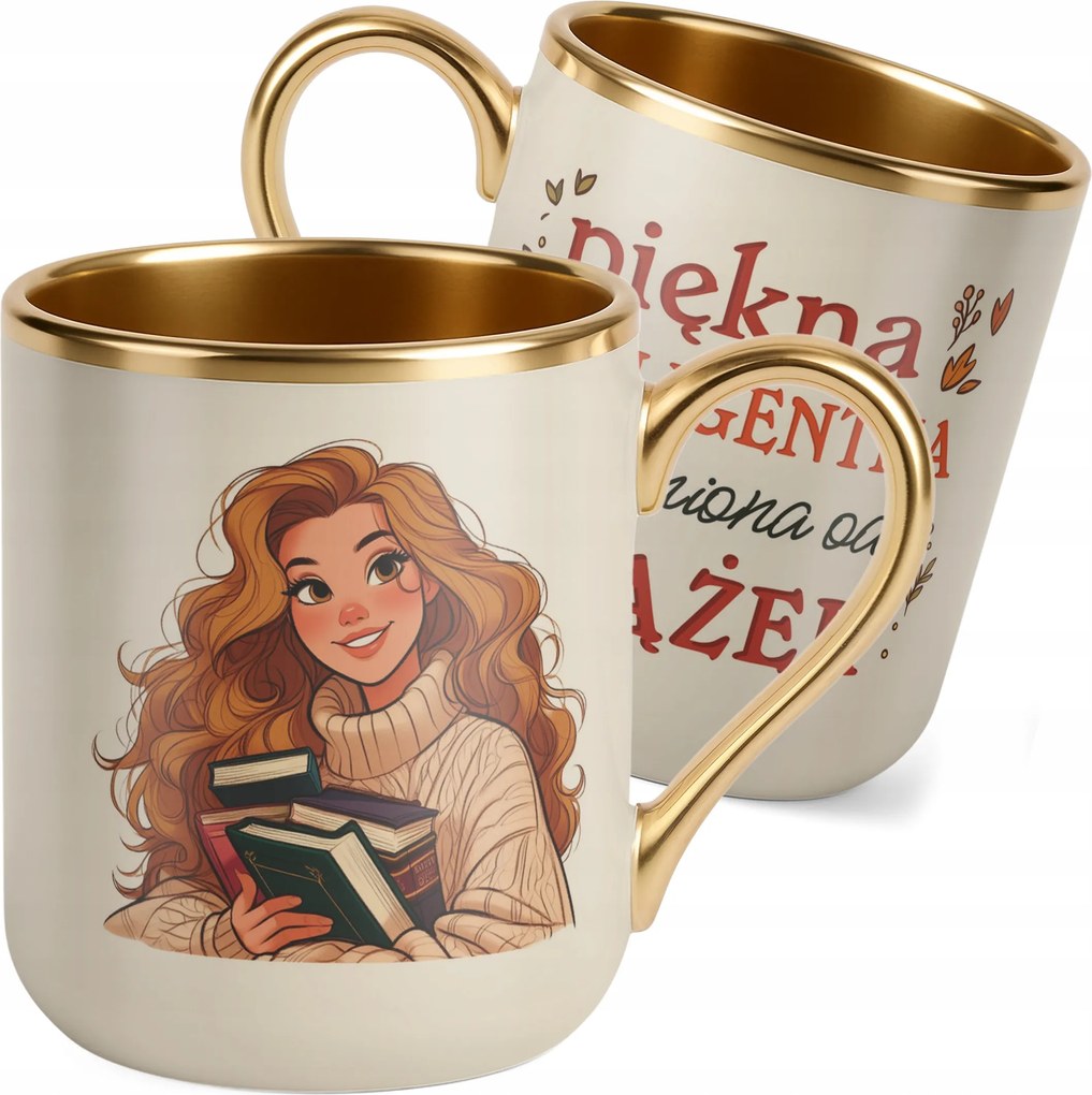 Prémium Bögre Arany Ekrü Nőnap Vicces Ajándék Nőknek