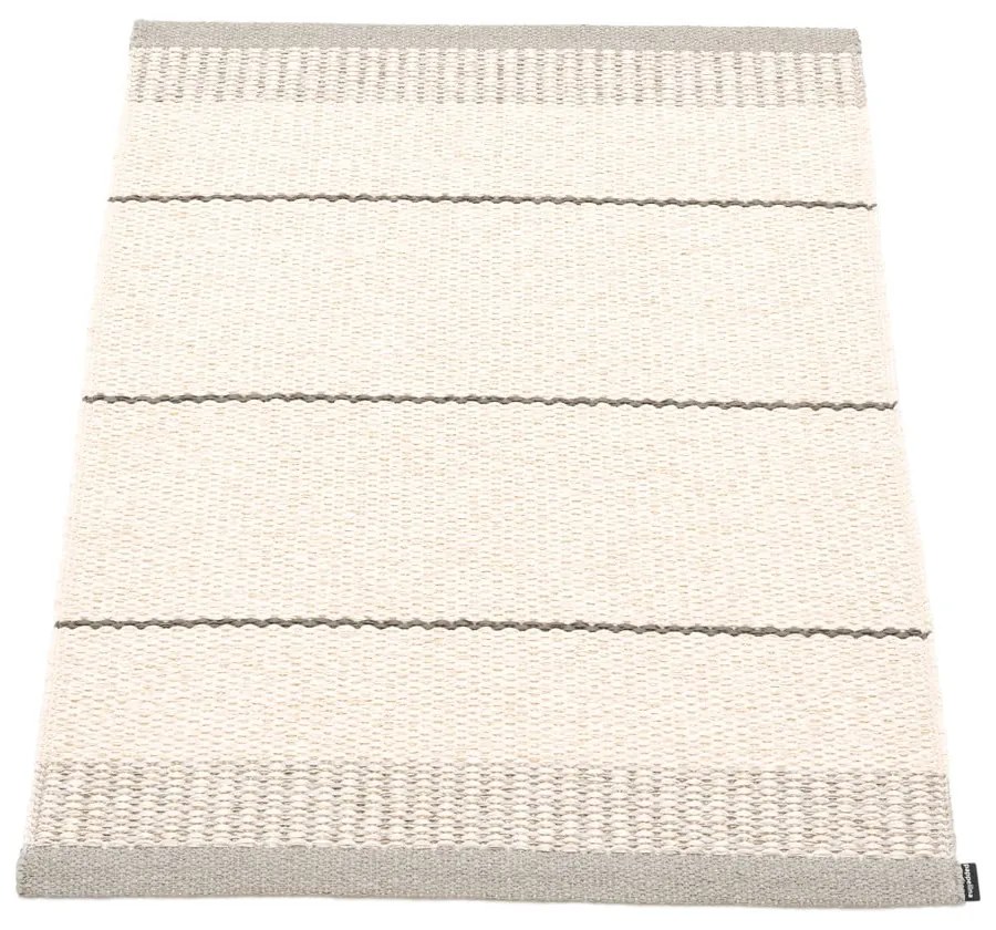 Világosszürke-krémszínű kültéri-beltéri szőnyeg 60x85 cm Belle Warm Grey – Pappelina