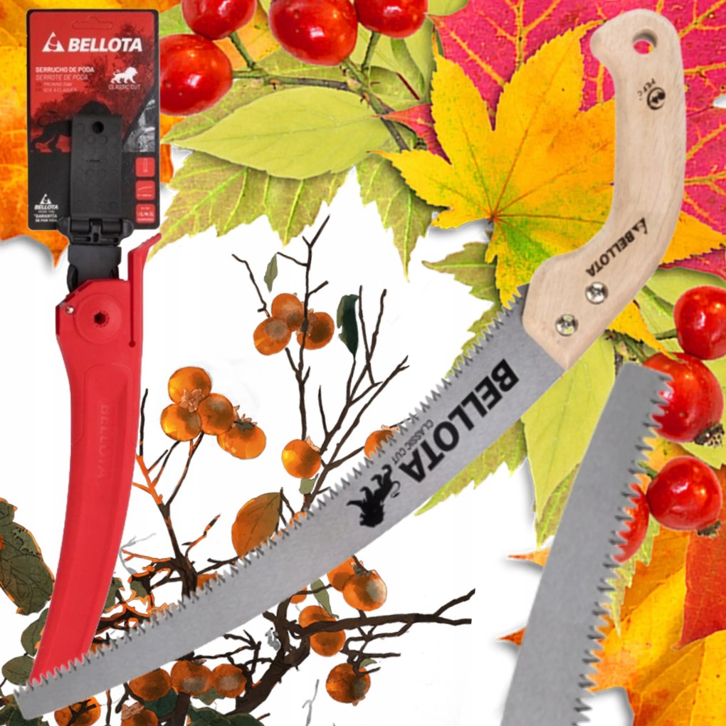 Erősített Kerti Kézifűrész Friss És Száraz Fához Bellota 33 cm