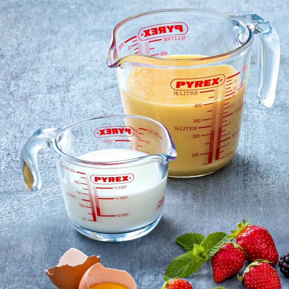 Pyrex üveg mérőpohár 0,5 l, 12 x 12 cm, 12 x 12 cm, 500 ml