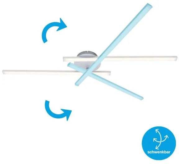 Briloner 3163-029 - LED Felületre szerelhető csillár  GO 2xLED/9W/230V