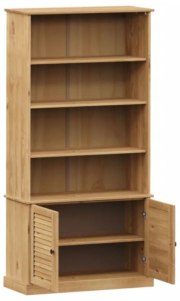 VIGO tömör fenyőfa könyvespolc 85x35x170 cm