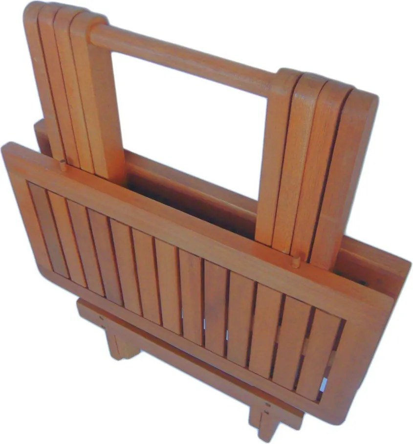 Akácfa kerti tárolóasztal 50x50 cm Cleveland – Garden Pleasure