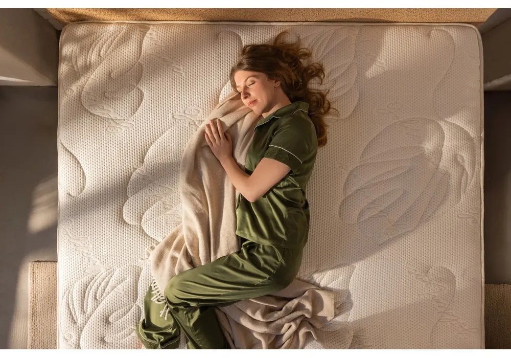 Közepes keménységű hőszabályozó rugós matrac 200x200 cm Memory Luna – Bonami Selection