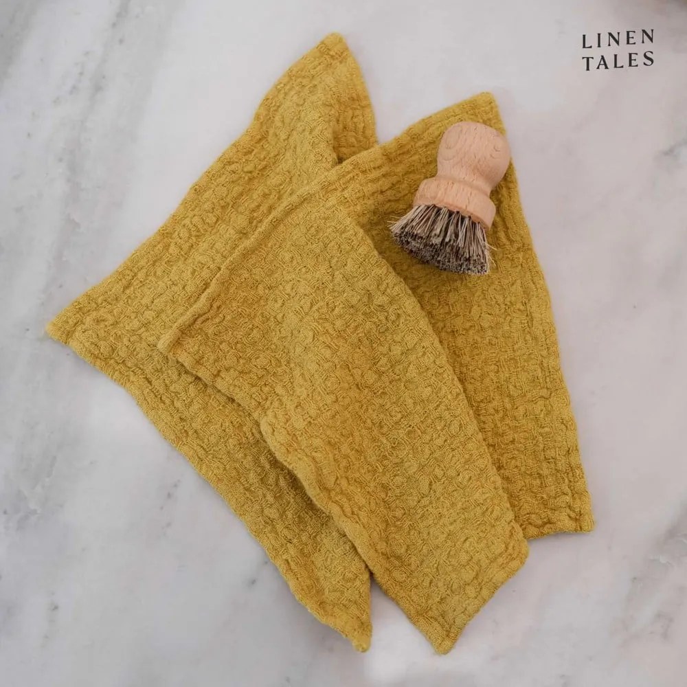 Len konyharuha szett 2 db-os 26x26 cm – Linen Tales
