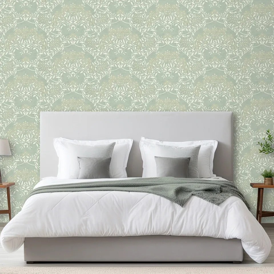 Arthouse Signature 2 Floral Trail zöld leveles vlies tapéta – 100195AH