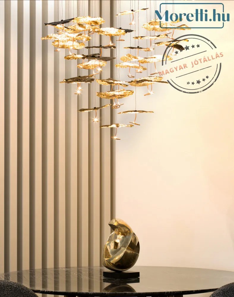 CATELLANI & SMITH CGM35CLVO GOLD MOON Modern Csillár LED IP20