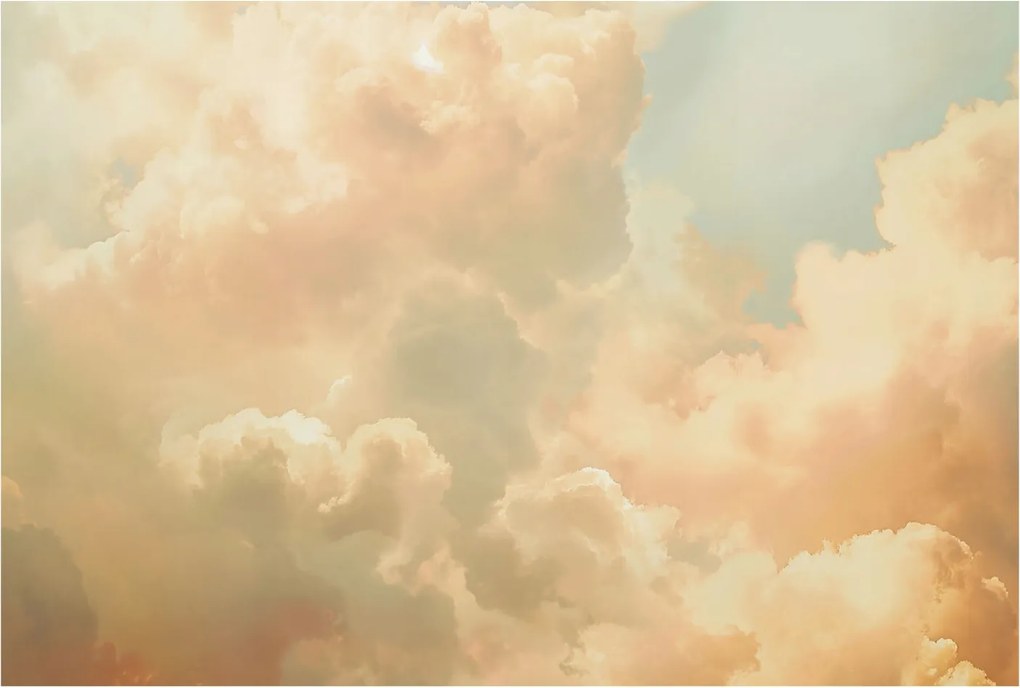 Flizelina Dekoratív Fotótapéta Hálószobába Éteri felhők 104x70 Ragasztó