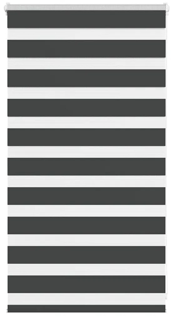 zebrafüggönnyel fekete szövetszélesség 80,9 cm poliészter