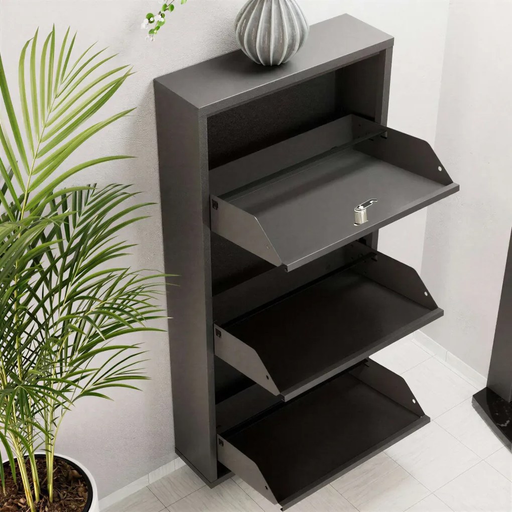 Locking 3 Piece Metal - Anthracite