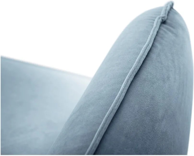 Vienna világoskék bársony kanapé, 200 cm - Cosmopolitan Design