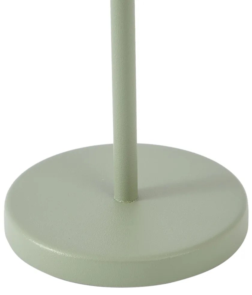 Asztali lámpa zöld LED-del IP54 újratölthető töltőállomással - Squirrel