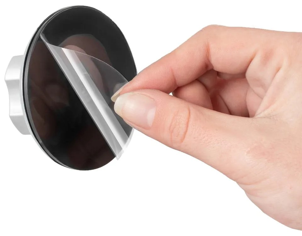 Ezüstszínű öntapadós fém fürdőszobai polc Bestlock Bath – Compactor