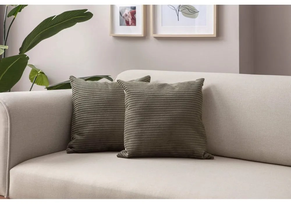 Kordbársony párnahuzat szett 2 db-os 43x43 cm – Mioli Decor