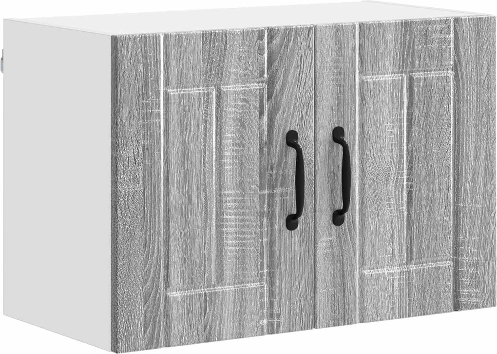 vidaXL Fali konyhaszekrény Szürke Sonoma 60 x 31 x 40 cm Faanyag