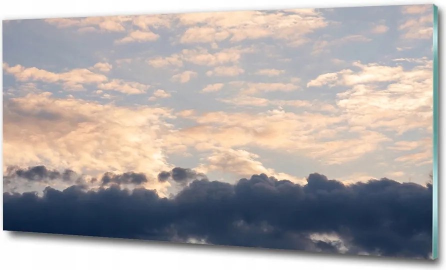 Fotó üvegkép Tó a hegyekben 125x50