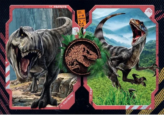 Jurassic World Danger Zone 2x60 db-os puzzle Clementoni