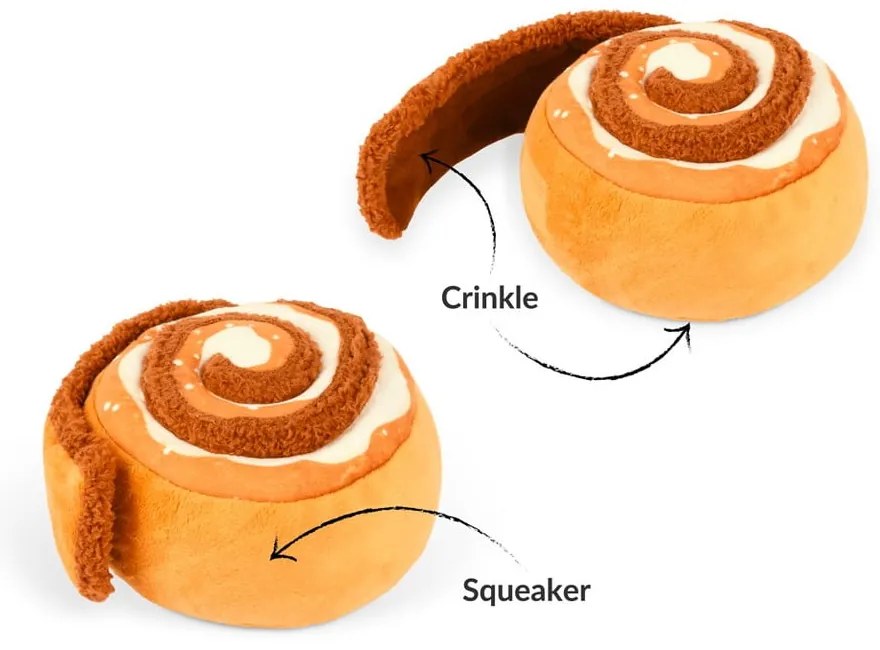 Játék kutyáknak Cinnamon roll – P.L.A.Y.