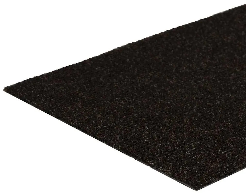 öntapadós lépcsőszőnyegek 30 db 60 x 25 cm sötétbarna téglalap alakú