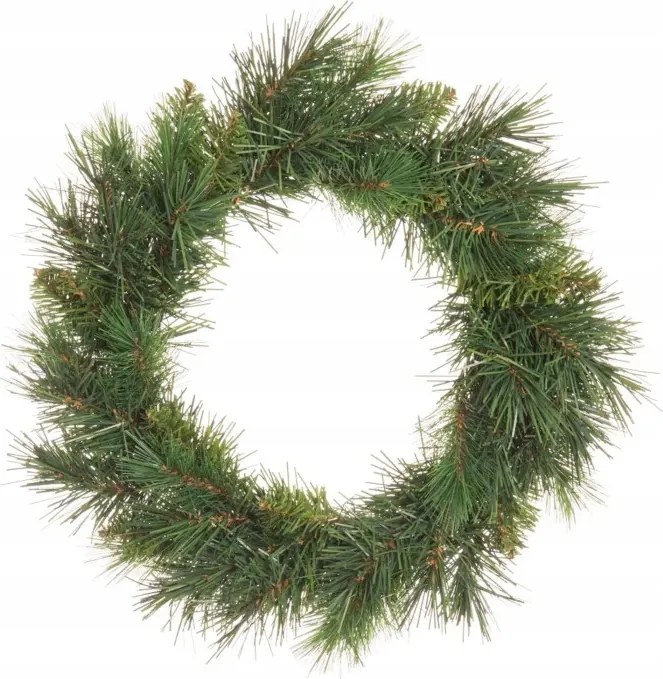 Karácsonyi koszorú adventi koszorú 40 cm szintetikus pvc gallyak Wreath