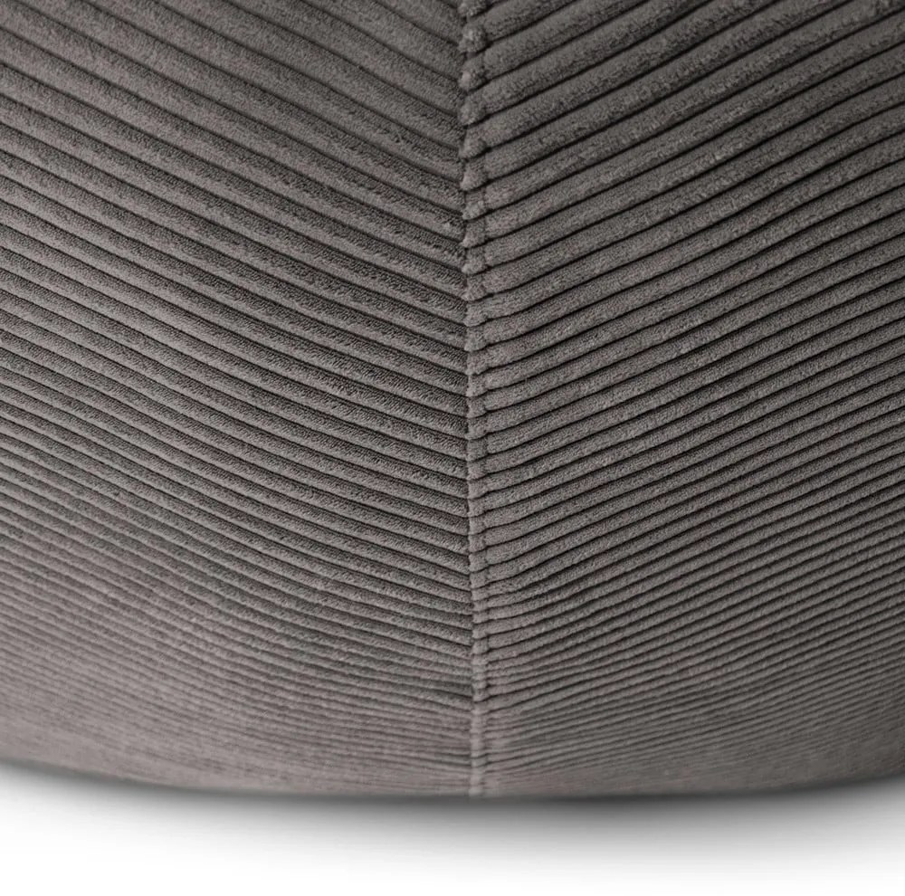 Barna kordbársony babzsákfotel Tube 100 – SLOWDOWN