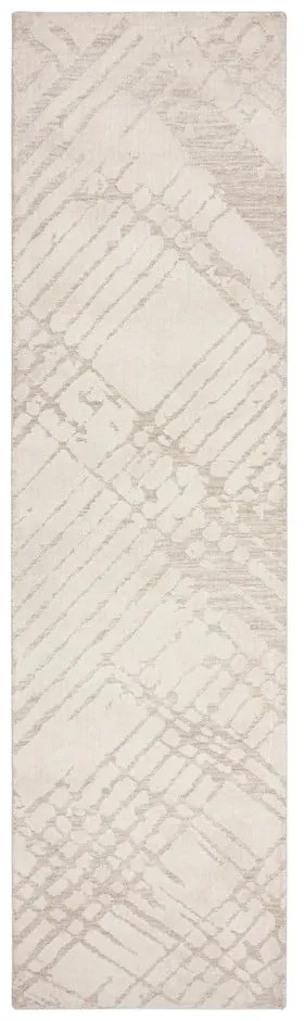 Krémszínű futószőnyeg 80x300 cm Remy – Flair Rugs