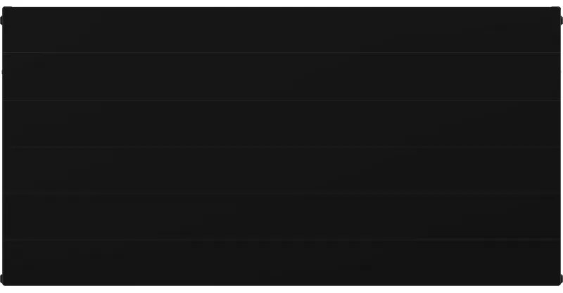 Mexen CL33 Line, panelradiátor 500 x 1300 mm, oldalsó csatlakozás, 2471 W, fekete, W433L-050-130-70
