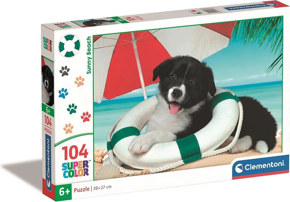 Kutyás Sunny Beach 104 db-os puzzle Clementoni