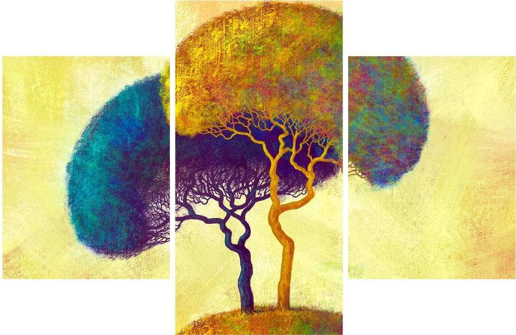 Kép - Fák a hegyen (90x60 cm)