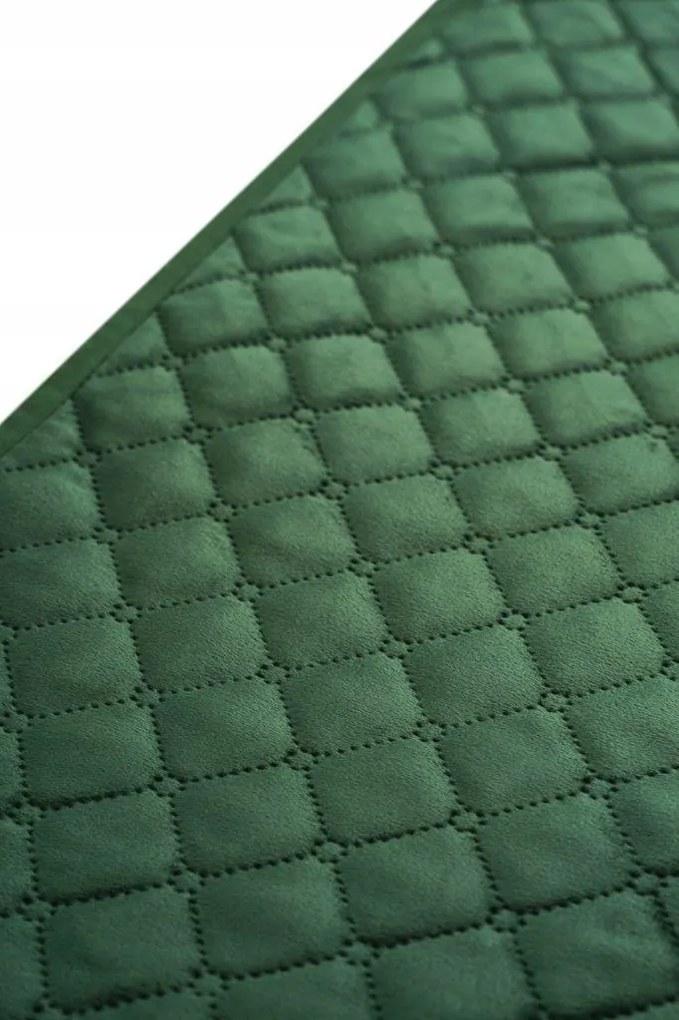 Ágytakaró 170x210 Beddo velúr zöld kétoldalas Faro