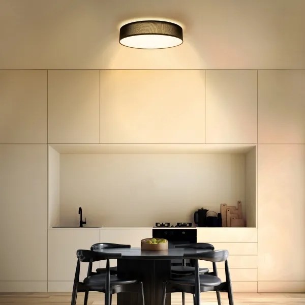 Solight WO8014 - LED Dimmelhető mennyezeti lámpa PENLEY LED/48W/230V+RC átm. 40 cm fekete