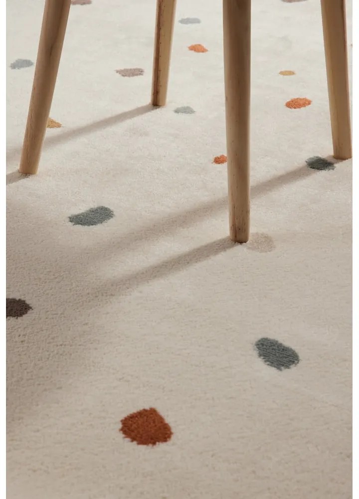 Krémszínű gyerek szőnyeg 200x290 cm Funny Dots – Hanse Home
