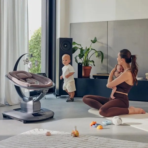 Lionelo - Babahinta BLOSSOM Pink Mauve melódiával + távirányítóval