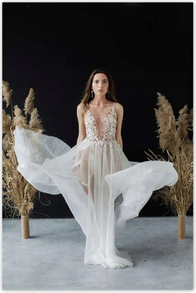 Poszterek 80x120 Menyasszony fehér ruhában