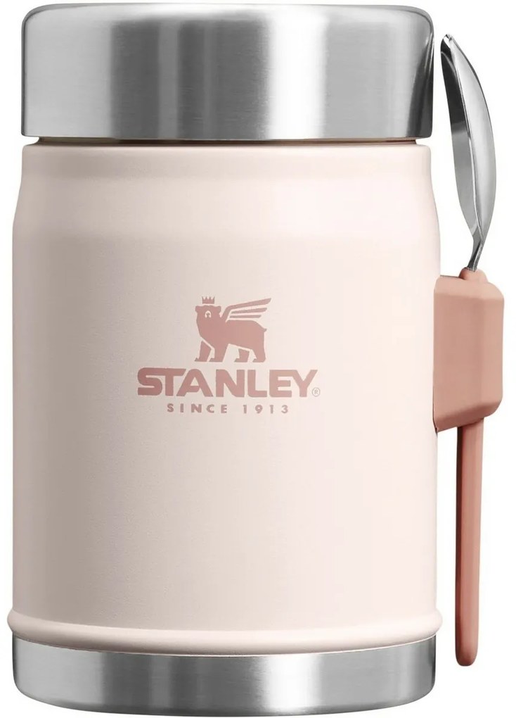 STANLEY 400 ml étkezési termosz kanállal/villávalRose Quartz
