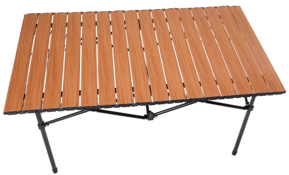 Kempingasztal gördülőlappal 54x93 cm