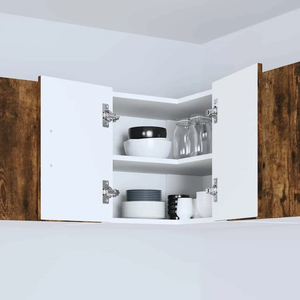 Fali konyhaszekrény Füstölt tölgy 57 x 57 x 40 cm Faanyag