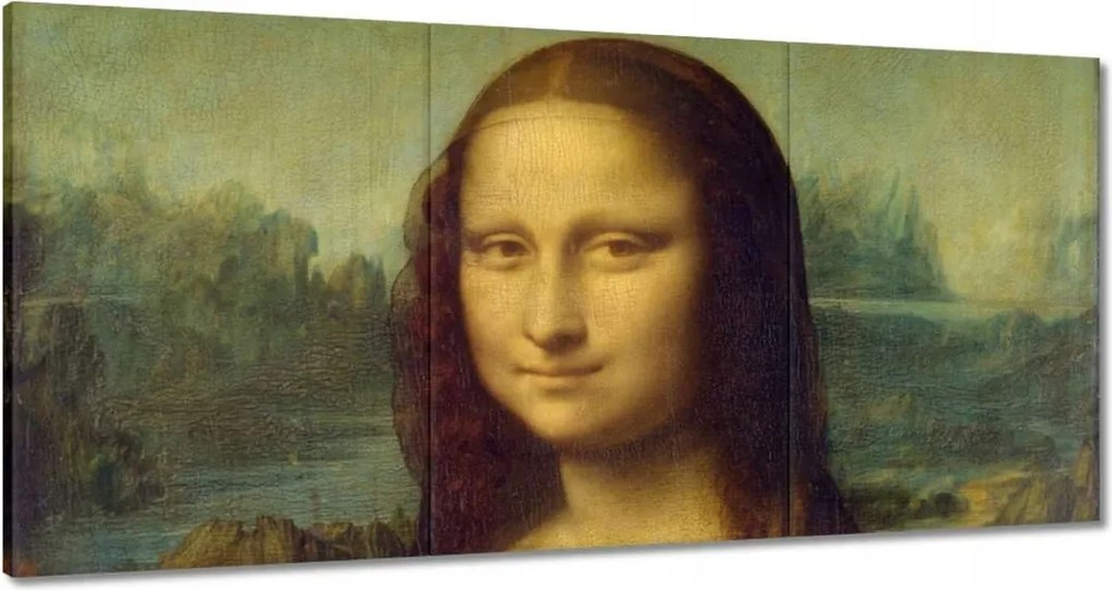 Vászonkép 60x30 Mona Lisa