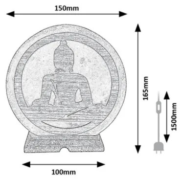 Rabalux 76033 - ZENOVA sós lámpa 1xE14/15W/230V