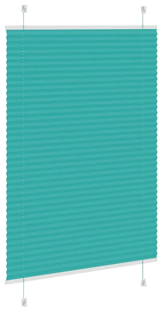 pliszírozott redőny Benzinzöld 85x150 cm szövetszélesség