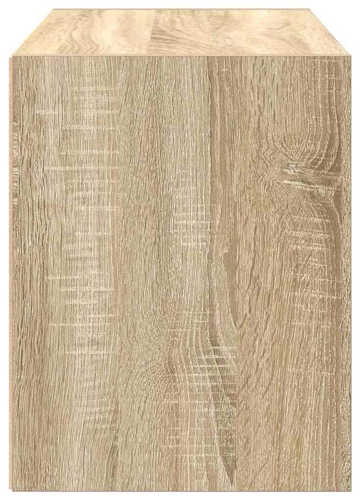 szekrény 2 fiókkal Sonoma tölgy 60x31x40 cm gépi forgácsolt fa