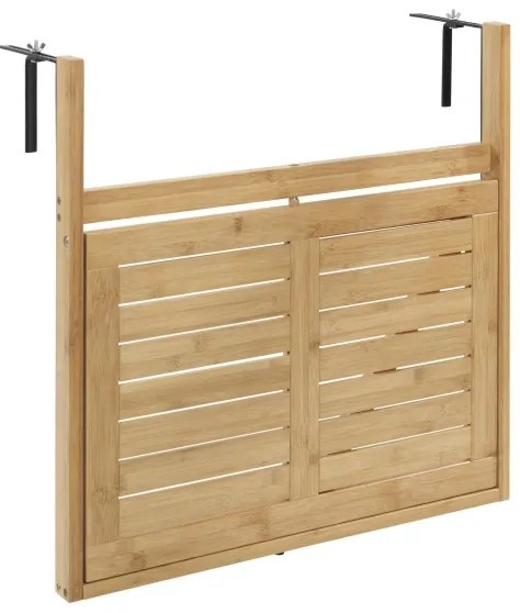 WENKO 69806800 - WAIKIKI asztal 64x65 cm fehér/barna