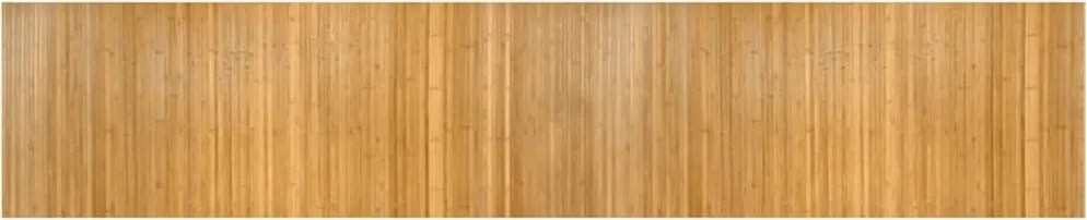 vidaXL négyszögletű természetes bambusz szőnyeg 80 x 400 cm