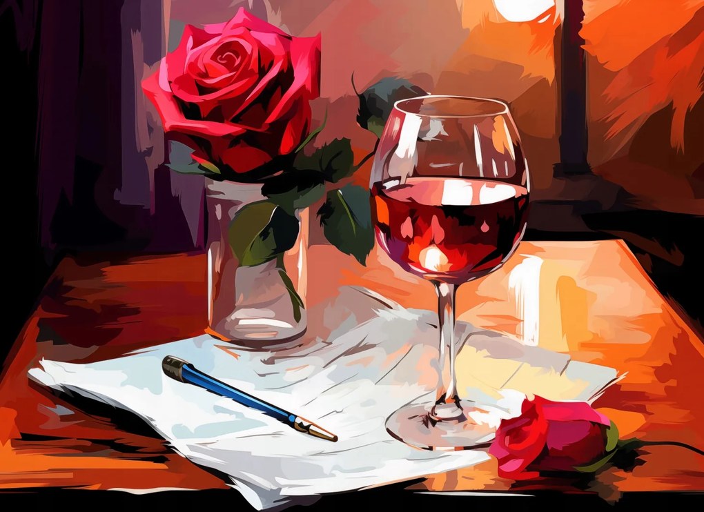 Poszter 55x40cm Költői este