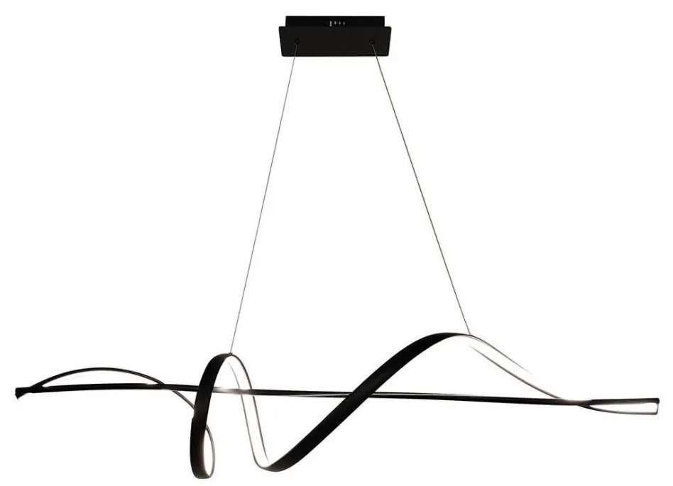 Milagro LED Csillár zsinóron SASH LED/36W/230V fekete ML1190