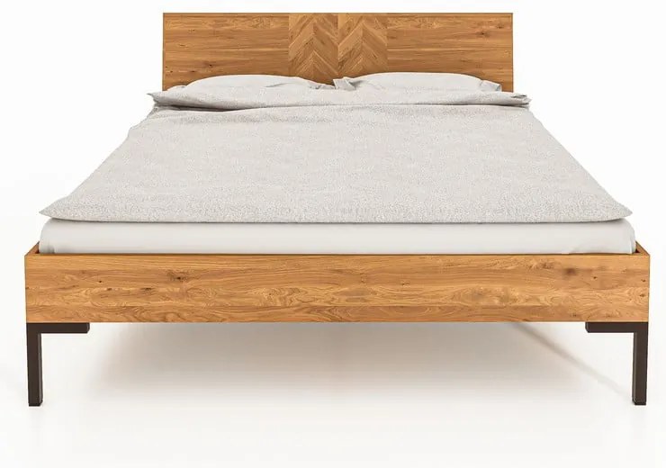 Tölgyfa franciaágy 160x200 cm Abies 2 - The Beds