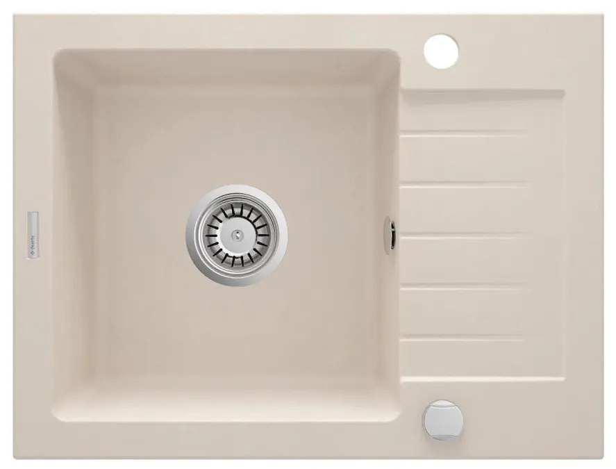 Deante ZQZ_511A - Konyhai mosogató ZORBA 58x44 cm gránit/bézs